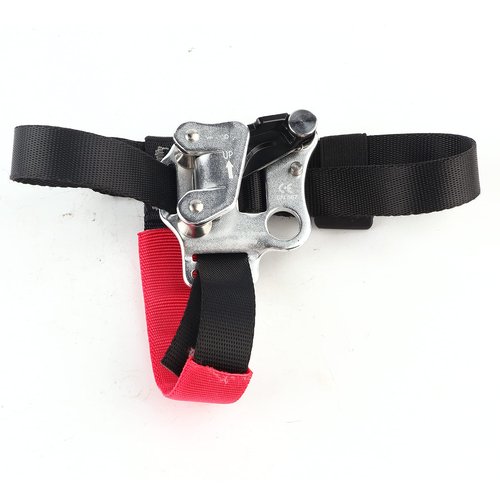 cardyven Foot Ascender, Riser Rock Climbing Mountaineering Equipment Climbing Device Outdoor Mountaineering Tree Arborist Climbing Rappelling Equip (Left Foot Riser/Silver)