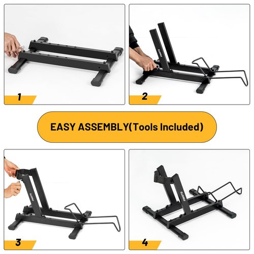 Favoto Floor Bike Stand – Ebike Parking Rack, Road & Mountain Bike Stand, Fits 20"-29" Wheels (Fat Tire Compatible), Ideal for Indoor & Garage Use
