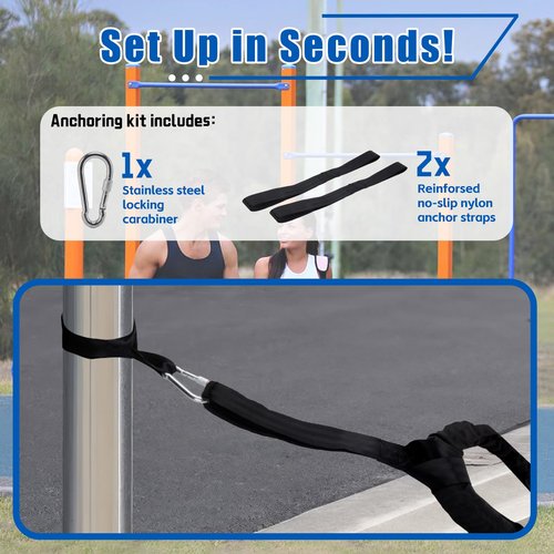 Exercise Battle Ropes 1.5 inch 30 ft - Heavy Duty Polyester Workout Ropes for Home Gym, Strength Training, and Fitness Equipment - Black