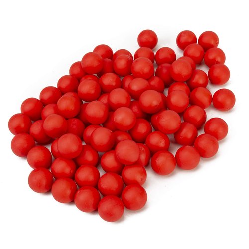 AOOHYEO Reusable Rubber Paintballs 200X.50 Cal - Indoor Shooting Training Outdoor Self-Defense Balls 0.50 Caliber Solid Soft Recycle Paint Balls