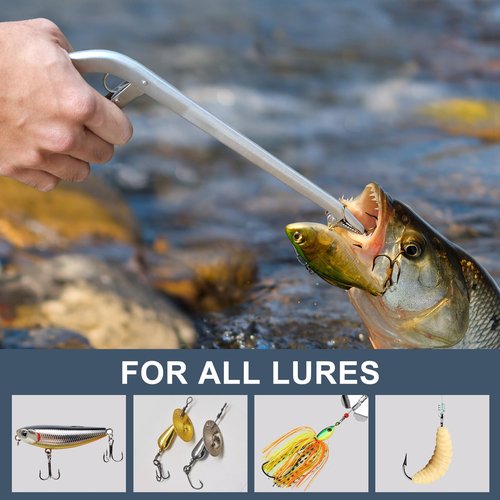 SNAIL TRAIL 4 Pcs Fish Hook Remover Tools – Suitable for Most Types of Fishing, Gifts for Beginners & Pro Fisherman