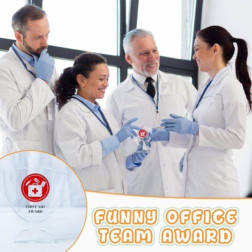 OurWarm 30Pcs Employee Appreciation Gifts Reward, Employee Appreciation Gifts Bulk Clear Acrylic Trophy, Mini Trophies Group Gifts for Coworkers, Best Awards and Trophies for Teacher Nurse Office Team