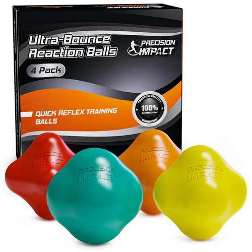 PRECISION IMPACT Ultra-Bounce Reaction Balls (4 Difficulty Levels)