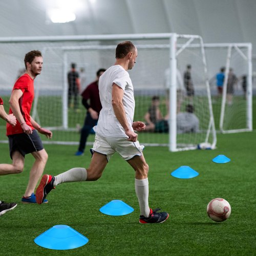 JOUTYFOR 120 Pack Agile Soccer Cones with Portable Bags & Brackets,Sports Cones,Cone Sport,Agile Soccer Cones Used for Football Training