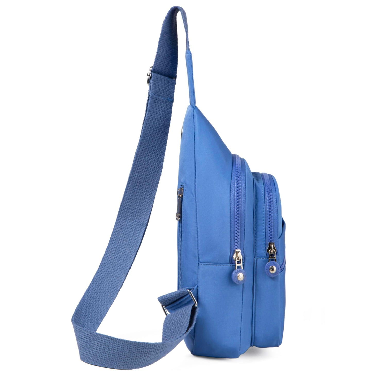 Banelu Small Sling Backpack Crossbody Bags for Women Men, Small Sling Bag Cross Body Bag Fanny Packs Crossbody Purses - Blue