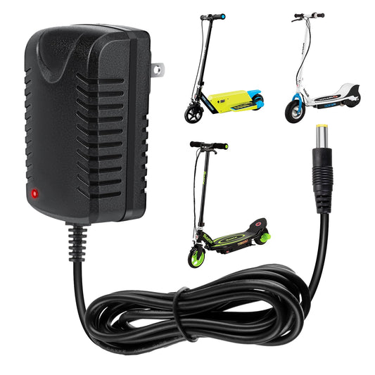 12V Kids Ride On Charger for Razor Power Core E90 E95 Electric Scooter Black Label Powercore E90 E95 MX125 Dirt Rocket 12V Kids Ride on Car Toys Car Charger