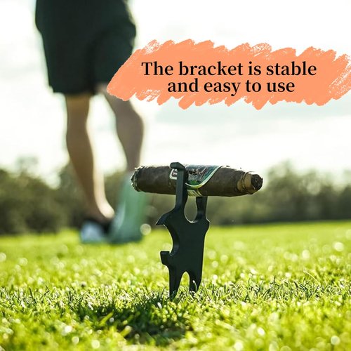 BINBINNIAO Golf Cart Magnetic Holder with Divot Tool, Ball Marker, Bottle Openers 3-in-1 Multi-Tool Accessory