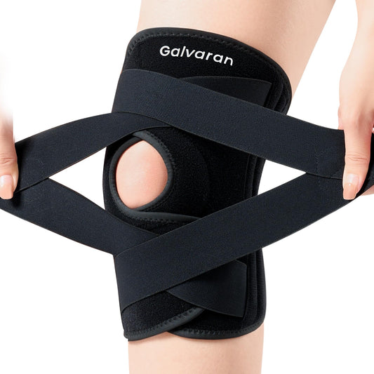 Galvaran Knee Brace for Men & Women - ACL, MCL, Meniscus Tear Support & Arthritis Pain Relief - Stabilizing Knee Braces Support with Side Stabilizers & Patella Gel Pad