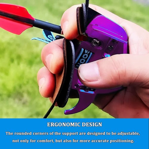 sntxmy Archery Finger Tab Guard & Arm Guard (Archery Finger Tab, Purple)