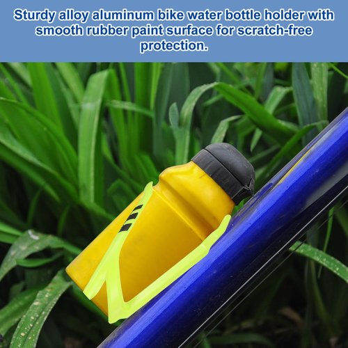 HARFINGTON Bicycle Water Bottle Holder Lightweight Universal Bike Bottle Cages Top Load Cycling Cup Holder for MTB Road Gravel, Purple