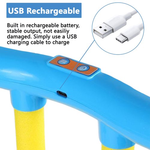 qczoyp Reflex Challenge Game : Reflex Test Game Falling Sticks, Hand Eye Coordination Reaction Time Training, Reflex Training Drop Sticks, Catching Sticks Game Test Your Reflexes Game (Blue)