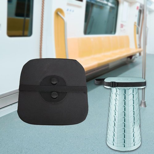 Aymzbd Telescopic Stool Cushion Retractable Folding Stool Cushion Portable Versatile Seat Pad for Outdoor Activities Travel Camping