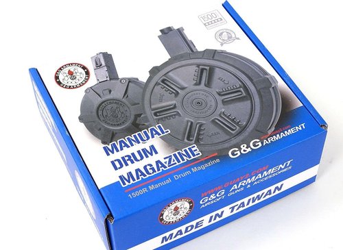 G&G CM16 AEG Airsoft ARP-9 CQB 1500rd Drum Magazine
