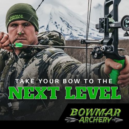 Bowmar Archery Nose Button, Extremely Light Weight, Creates Consistent Anchor Point, Two Sizes Included (Green)