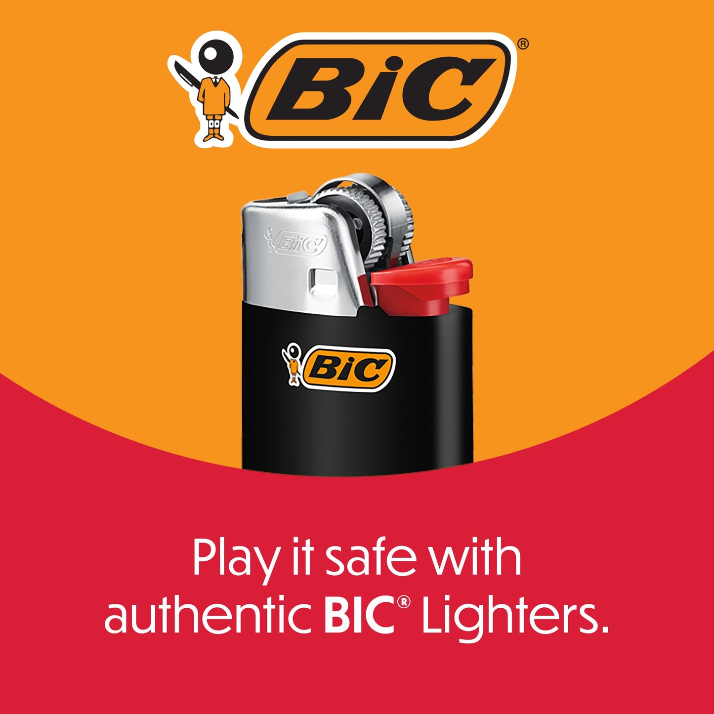 BIC Classic Maxi Pocket Lighter, Blue, 12-Pack (Packaging May Vary)