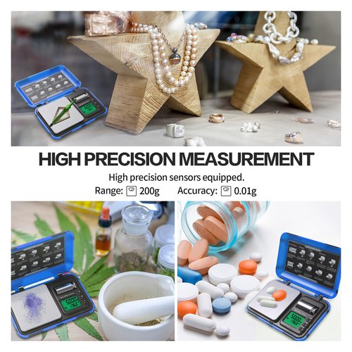 Archery Arrow Scale with Arrow Holder Grain Scale Dual Unit and HD Display LCD Digital Pocket Arrows Scale,200g x 0.01g Digital Mini Scale Included Calibration Weight, Batteries