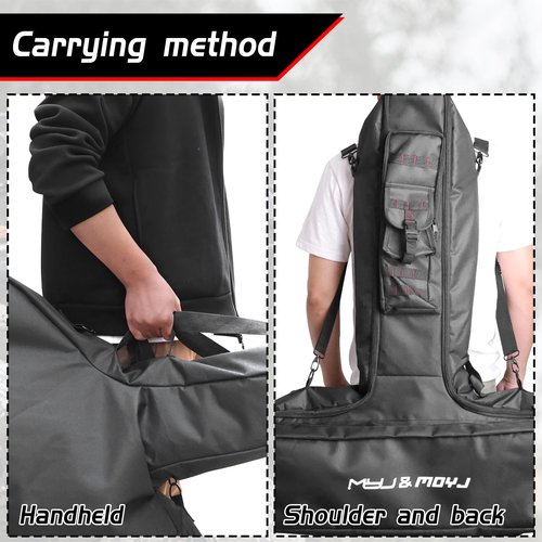 Moyujian Crossbow Box A High-Quality And Soft Crossbow Box With Padding A Dedicated Pocket For Sights And Multiple Accessory Pockets And A Detachable Shoulder Strap
