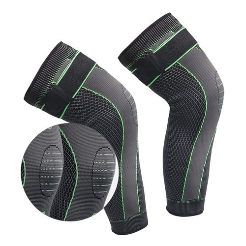 GOOHOCHY Multi Function Nylon Knee Sleeve Breathable for Fitness Non Slip Compression Support for Running Basketball Cycling and More