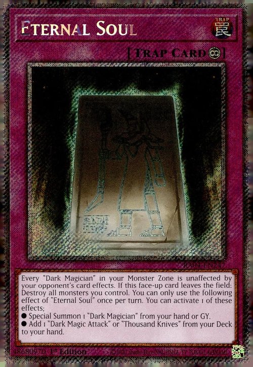 Eternal Soul (Platinum Secret Rare) - RA04-EN247 - Platinum Secret Rare - 1st Edition