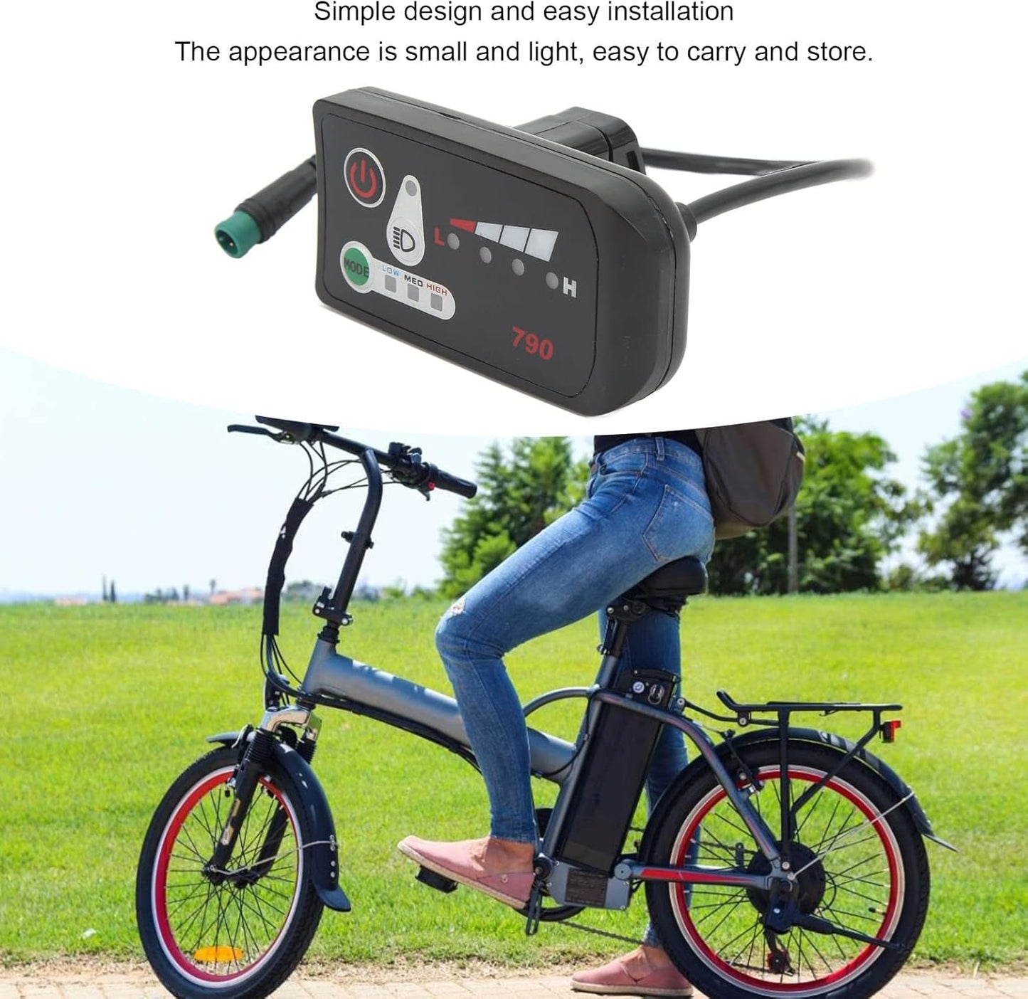 24V 36V 48V Electric bikes Led Display Control Panel , 790 Led Display For Electric bikes 810 Control Electric Bicycle(36V)