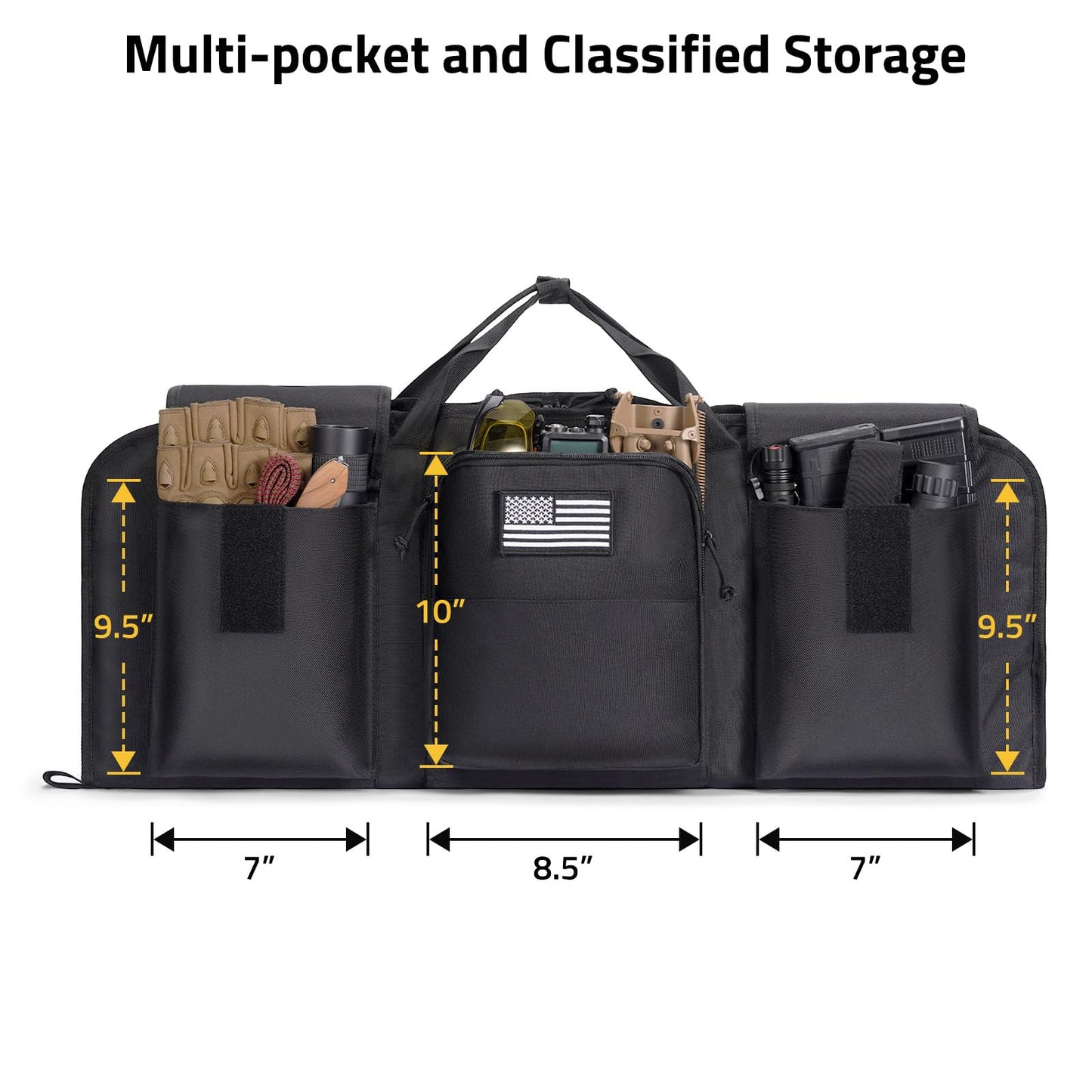 CVLIFE 32" Soft Rifle Case Rifle Bag Ar Pistol Case Gun Case Gun Bag, Short Small Ar Pistol Bag Shotgun Case Lightweight with Lockable Zipper for Outdoor Hunting Shooting, Black