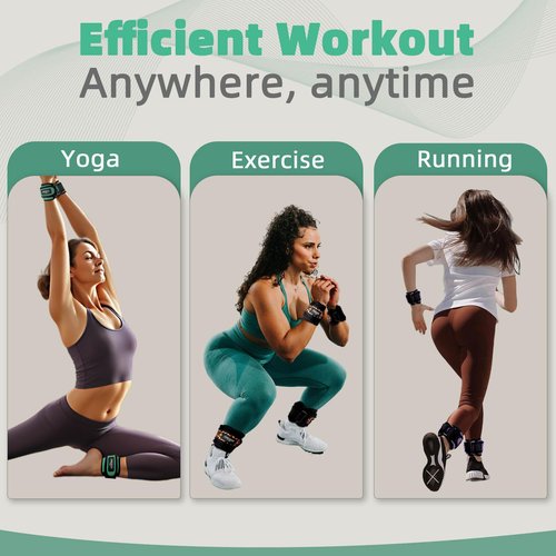 Frelaxy Ankle Weights Sets for Women Men Kids 1lb 2lb 3lb Pairs with Adjustable Straps, Strength weighted for Physical Therapy Running Walking Fitness Gym Workout (Black/White, 2 lbs x 2)