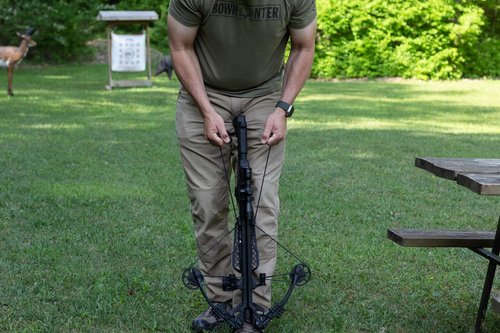Killer Instinct Rival 410 Crossbow Package with 4x32 IR-W Scope, Rope Cocker, String Suppressors, 3-Bolt Quiver, 3 Hypr Lite Bolts and Field Tips, with a Stick of Rail Lube