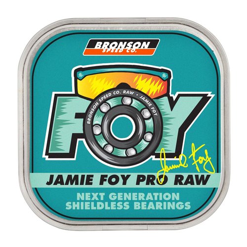 Bronson Speed Co Skateboard Bearings Jamie Foy Pro Raw