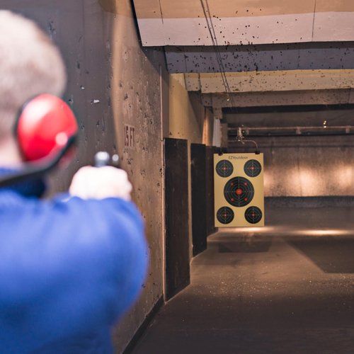 45 Pack Paper Targets - 17 x 25 Inch Multiple Aiming Zones - 4 Clips Included - Perfect for Indoor and Outdoor Range, Airsoft, Pellet Gun, Rifle, Pistol Practice