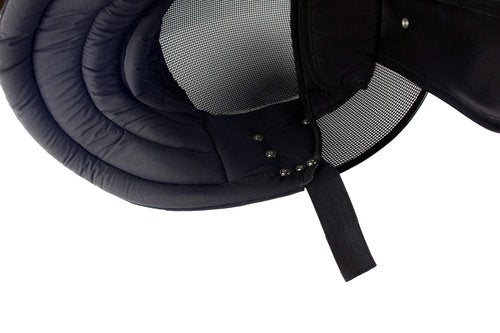 LEONARK Armoury AR7011 Helmet- Fencing Coach Mask - CE 350N Certified National Grade Masque - Fencing Protective Gear with Storage Bag (Fixed, L)