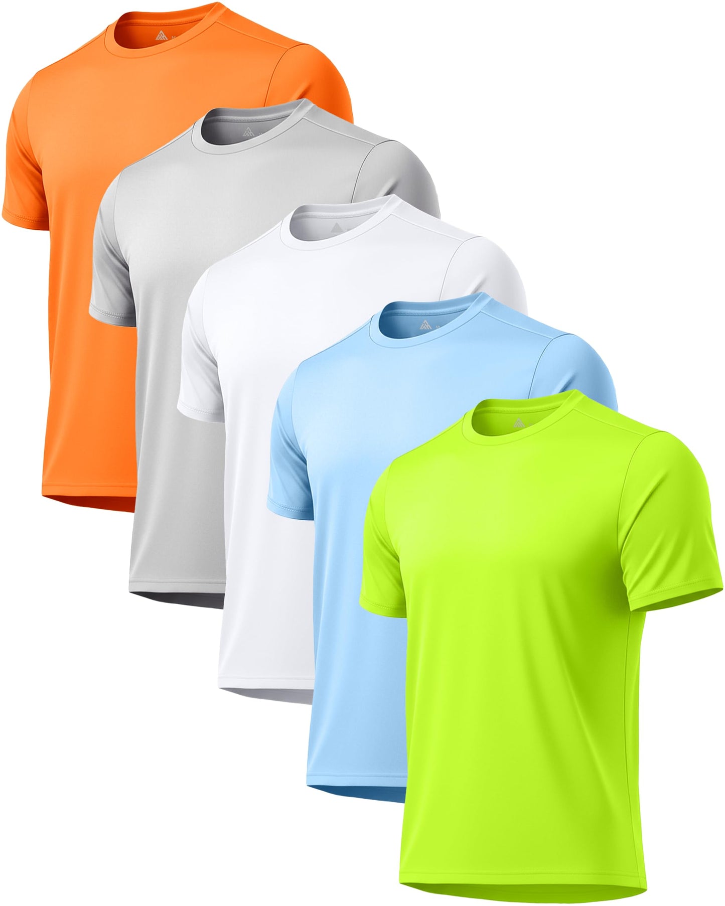 WENTTUO Workout Mens Shirts Swim Shirt Causal Running Shirts Men Short Sleeve Fast Dry Gym Shirt Cooling Mens Pack Short Sleeve T-Shirts