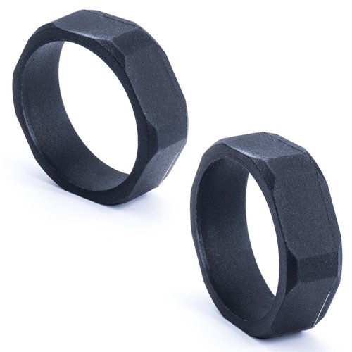 Stinger Flashlight Ring Holder Replacement for Streamlight 75702 Anti Roll Ring Parts 2 Pack, Mounting on The Lens