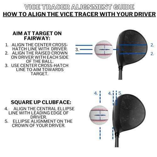 Vice Tracer Golf Balls (Pro Plus)