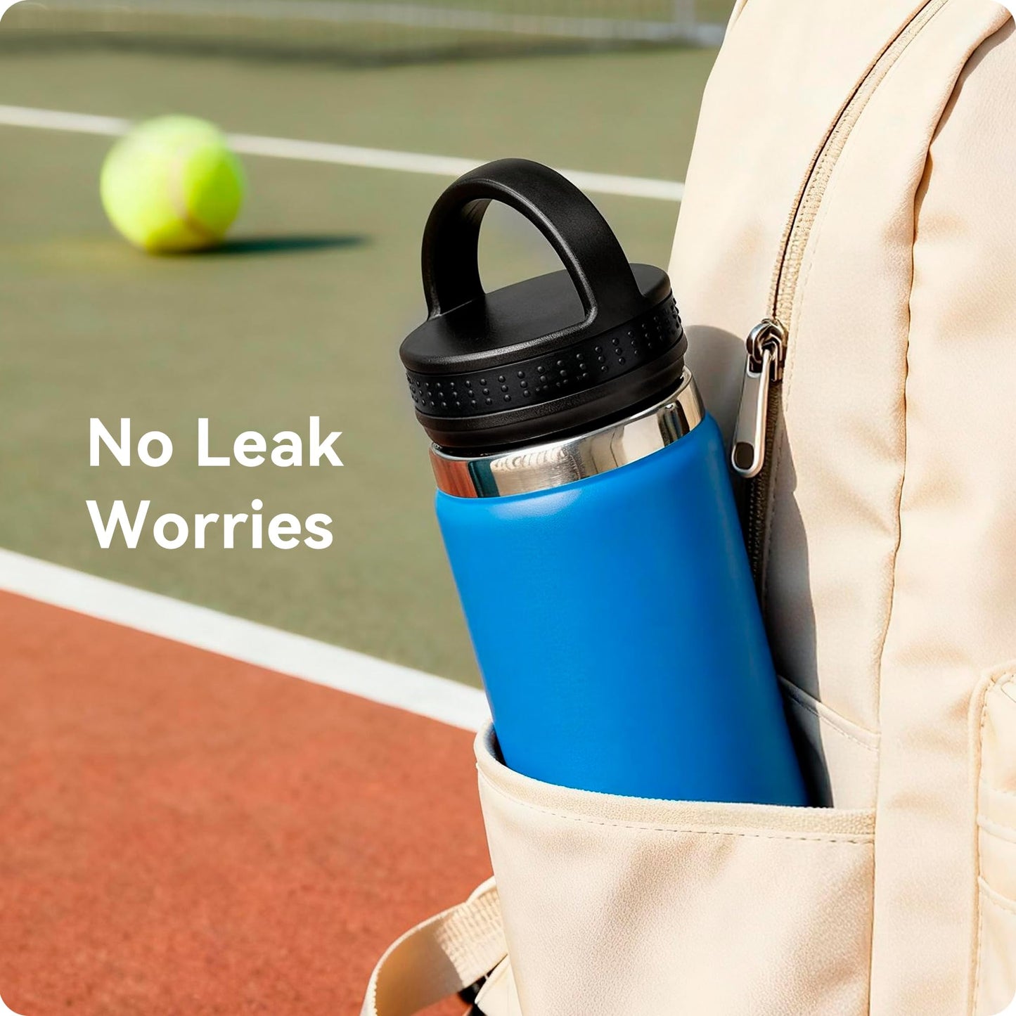 Prurex Replacement Lids for Hydro Flask12 16 18 20 32 40 64 oz Wide Mouth Water Bottle, Water Bottle Accessories for 2.28" Wide Mouth Sport Bottles (1pack)