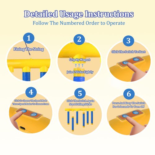 Hand Eye Coordination Training Catching Stick Game Drop Trivia Game Finger Boxing Trainer Pick Up Sticks Original Game Falling Sticks Tapper Game Drop It Game Hand Speed Game Shot Down Balls for Sport