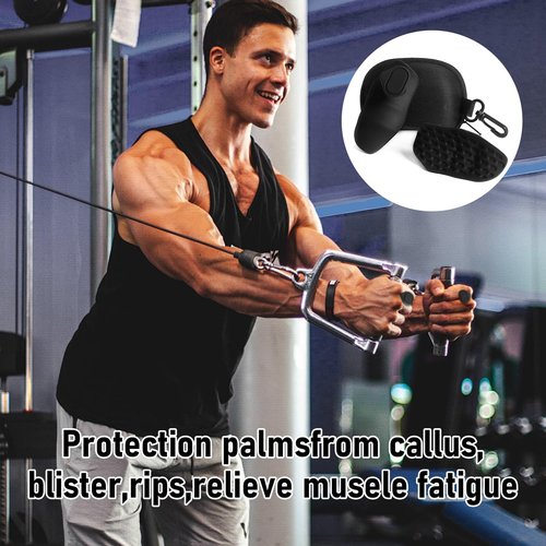 Workout Gloves for Men and Women, Non-Slip Workout Grips for Crossfit Training and Weight Lifting,Hand Grips for Strength Training