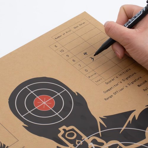 30 Pack Cardboard Shooting Targets for The Range, 17x13 Inch Targets for Shooting Indoor and Outdoor