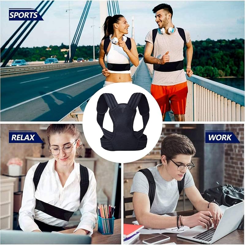 Kids Posture Corrector for Teens Adjustable Back Support, Medium