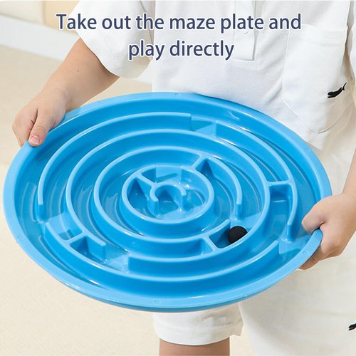 Sttlejura Maze Balance Board Game, Sensory Training Board with Non-Slip Surface & 3 Replacement Maze Board, Durable Board for Early Education & Skill Development Max Load 165 Lbs