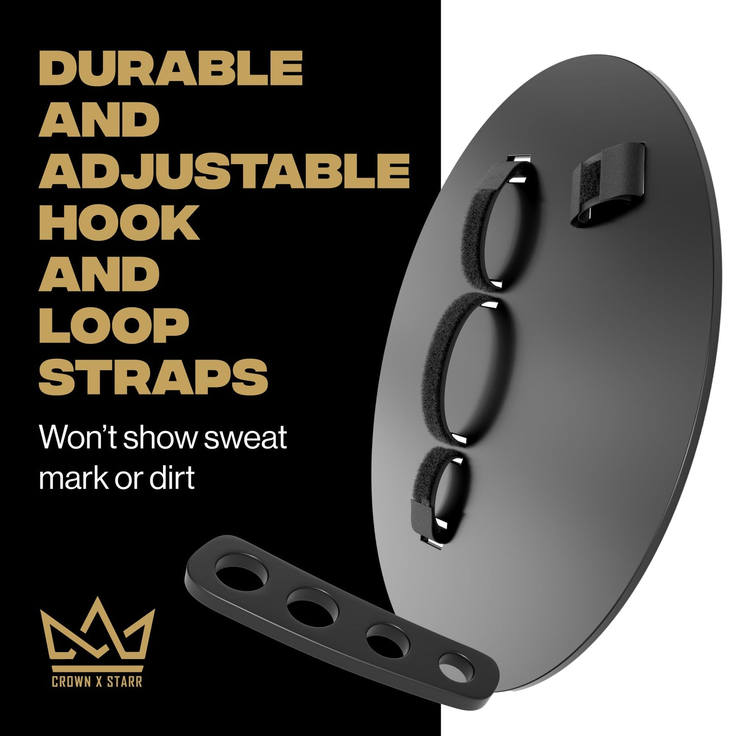 Crown x Starr Basketball Shooting Off Hand Trainer – Basketball Training Equipment Shooting Aid – Includes Dribbling Goggles & Bonus 5.3” Shooting Aid