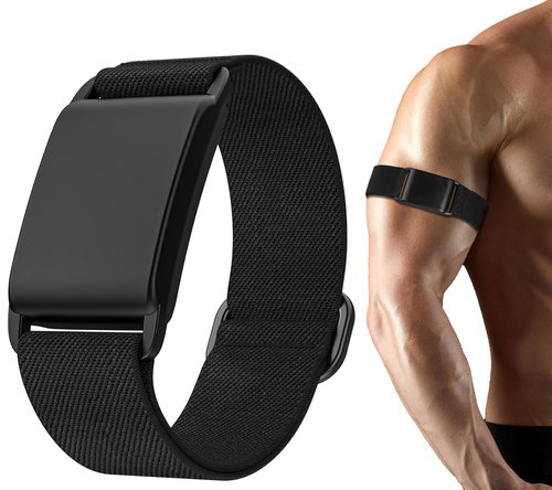 surundo Nylon Sport Band Compatible with Whoop Bicep Band 4.0 Strap Men Women with Bumper Case, Breathable Nylon Adjustable Waterproof Replacement Wristbands Straps for Whoop 4.0
