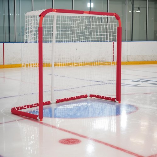 Soozier Soccer Goal, 6 x 2 ft All Weather Practice Soccer Net with Steel Frame, PE Mesh, Soccer Training Equipment for Indoor and Outdoor Use, Easy Assembly