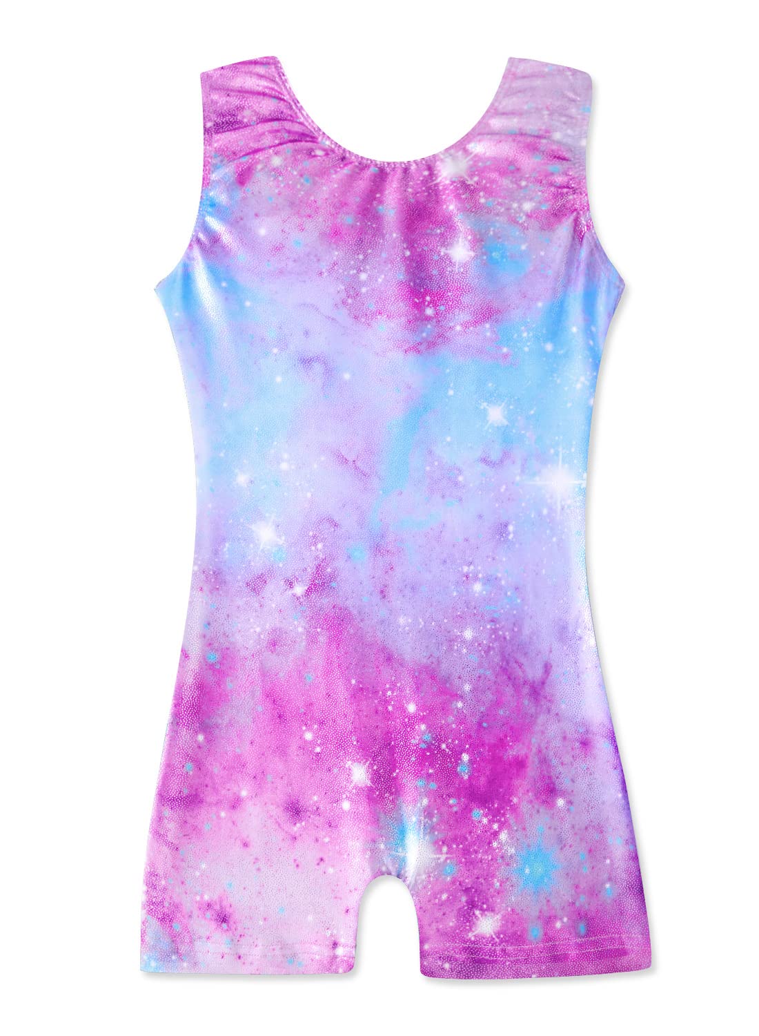 HOZIY 4t Leotards for Girls Gymnastics Pink Tie Dye 5t 4t-5t Biketards Outfits with Shorts for Kids Leo Child Toddler Dance Clothes Clothing Bodysuits