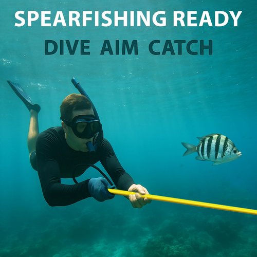 Epoacht 6 ft Pole Spear for Spearfishing – Hawaiian Sling Harpoon Kit with Fiberglass Shaft, Single Tip, 3-Prong, 5-Prong Heads & Fish Stringer – Complete Travel-Friendly Harspoon Set