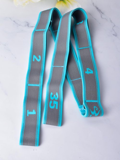 Stretch Strap with Loops, Exercise Elastic Band for Pilates Yoga Dance Gymnastics for Women & Men