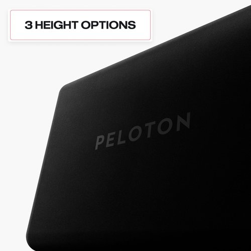 Peloton Yoga Block | Premium EVA Foam Yoga Blocks Available in Set of Two with Curved Edges and Corners, Accessories for Beginner and Advanced Yoga, 9 x 6 x 4 inches, Black/Red