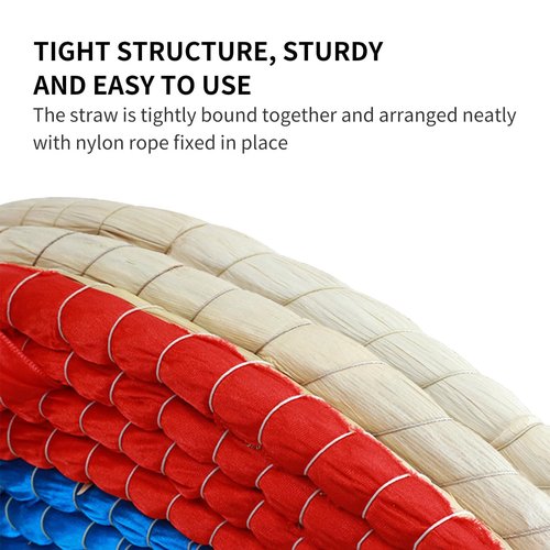 Cifupy Traditional Hand-Made Archery Target 3 Layers Straw Archery Target,Arrow Target for Recurve Bow Longbow for Outdoor Hunting Shooting Practice Archery (20 Inch Targets for Backyard)