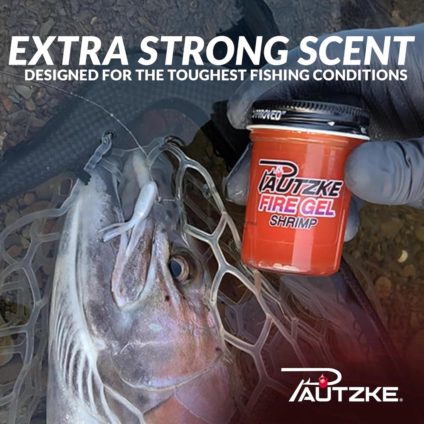 Pautzke Fishing Scent Attractant Fire Gel Bait, Bass , 1.75 OZ