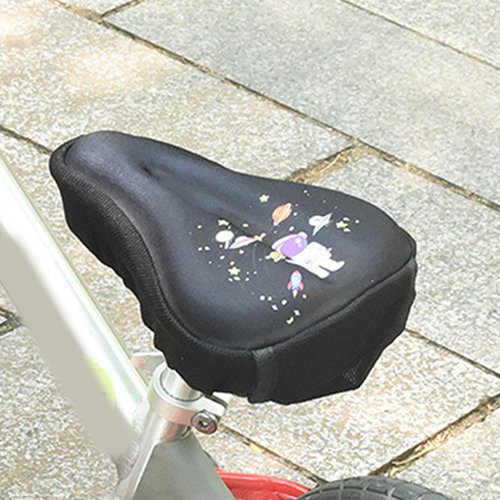 TPAUFY Kids Bike Seat Cushion for Boys & Girls Anti-Slip Bike Seat for Toddler, Breathable & Extra Soft Memory Foam Child Saddle Padded