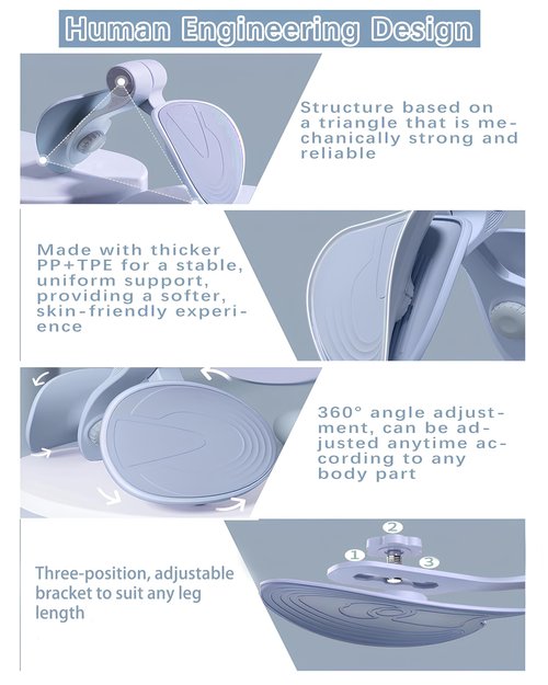 Premium Thigh Master & Kegel Exerciser - Adjustable Resistance Pelvic Floor Trainer, Inner Thigh Toner & Home Workout Equipment for Muscle Strengthening & Toning